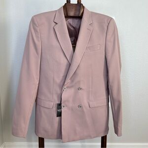 boohooMAN Nude Double Breasted Blazer Unisex Size 40 Men’s M Women’s L NWT